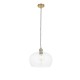 Ambience-100948 - Marinella - Antique Brass Pendant with Clear Glass
