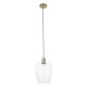 Ambience-102679 - Marinella - Antique Brass Pendant with Clear Glass