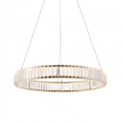 Poseidon - Polished Chrome LED Pendant with Crystal Poseidon - Polished Chrome LED Pendant with Crystal