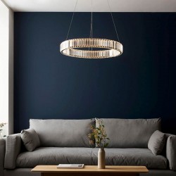 Poseidon - Polished Chrome LED Pendant with Crystal Poseidon - Polished Chrome LED Pendant with Crystal