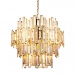 Viviana - Polished Gold 15 Light Pendant with Champagne Crystal Viviana - Polished Gold 15 Light Pendant with Champagne Crystal