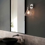 Toulon - Polished Chrome Wall Light with Clear Glass  Toulon - Polished Chrome Wall Light with Clear Glass