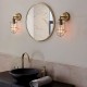 Ambience-67553 - Nova - Bathroom Antique Brass Wall Lamp