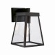 Ambience-95945 - Zephyr - Outdoor Black Lantern Wall Lamp