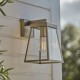 Ambience-63807 - Zephyr - Outdoor Brushed Gold Lantern Wall Lamp