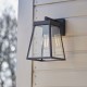 Ambience-95945 - Zephyr - Outdoor Black Lantern Wall Lamp