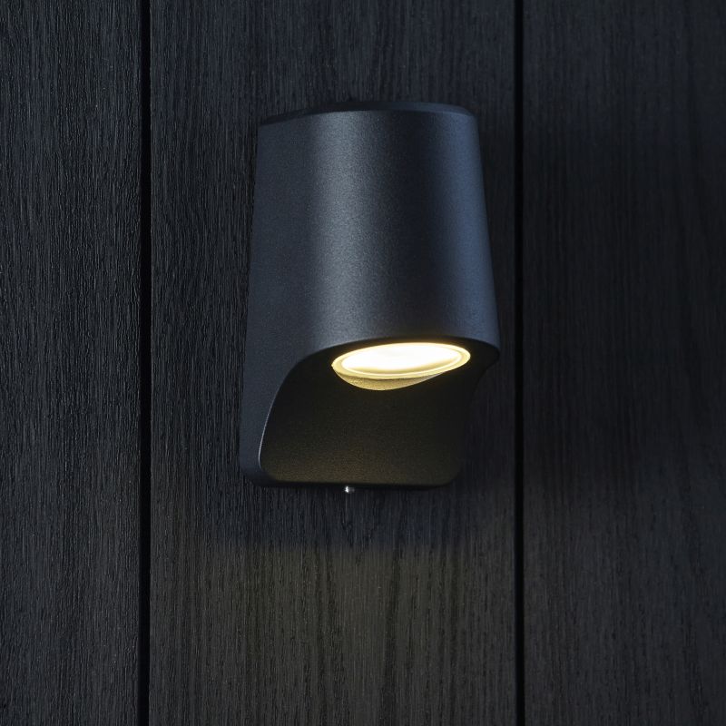 Ambience-69322 - Angora - LED Matt Black Wall Lamp with Diffuser