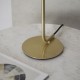 Ambience-69325 - Lilac - Satin Brass Table Lamp with Confetti Glass