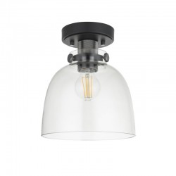 Urban - Black Chrome Semi Flush with Smoked Grey Tinted Glass Urban - Black Chrome Semi Flush with Smoked Grey Tinted Glass