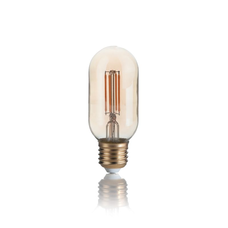 LED Bulbs - Ideal Lux - E27 Vintage Amber Bomb Shape Bulb IdealLux-151700 - Ideal Lux - E27 Vintage Amber Bomb Shape Bulb