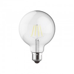 Searchlight - E27 Dimmable Clear Small Globe Bulb 6W - 600 lm Searchlight - E27 Dimmable Clear Small Globe Bulb 6W - 600 lm