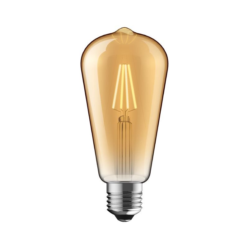Searchlight-L3327-6WW - Searchlight - E27 Dimmable Amber Pear Shape Bulb 6W