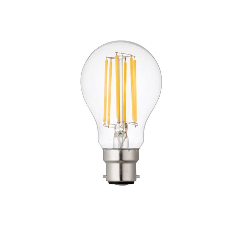 LED Bulbs - Saxby - B22 Dimmable Clear Classic Bulb 8W Saxby-76800 - Saxby - B22 Dimmable Clear Classic Bulb 8W