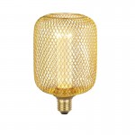 Searchlight - E27 Dimmable Gold Wire Mesh Drum Shape Bulb 3.5W - 120 lm