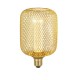 Searchlight-16002GO - Searchlight - E27 Gold Wire Mesh Drum Shape Bulb 3.5W