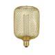 Searchlight-16002GO - Searchlight - E27 Gold Wire Mesh Drum Shape Bulb 3.5W