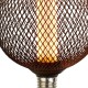 Searchlight-16003BK - Searchlight - E27 Dimmable Black Wire Mesh Globe Shape Bulb 3.5W