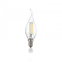 Ideal Lux - E14 Clear Candle with Tip Bulb 4W - 430 lm Ideal Lux - E14 Clear Candle with Tip Bulb 4W - 430 lm