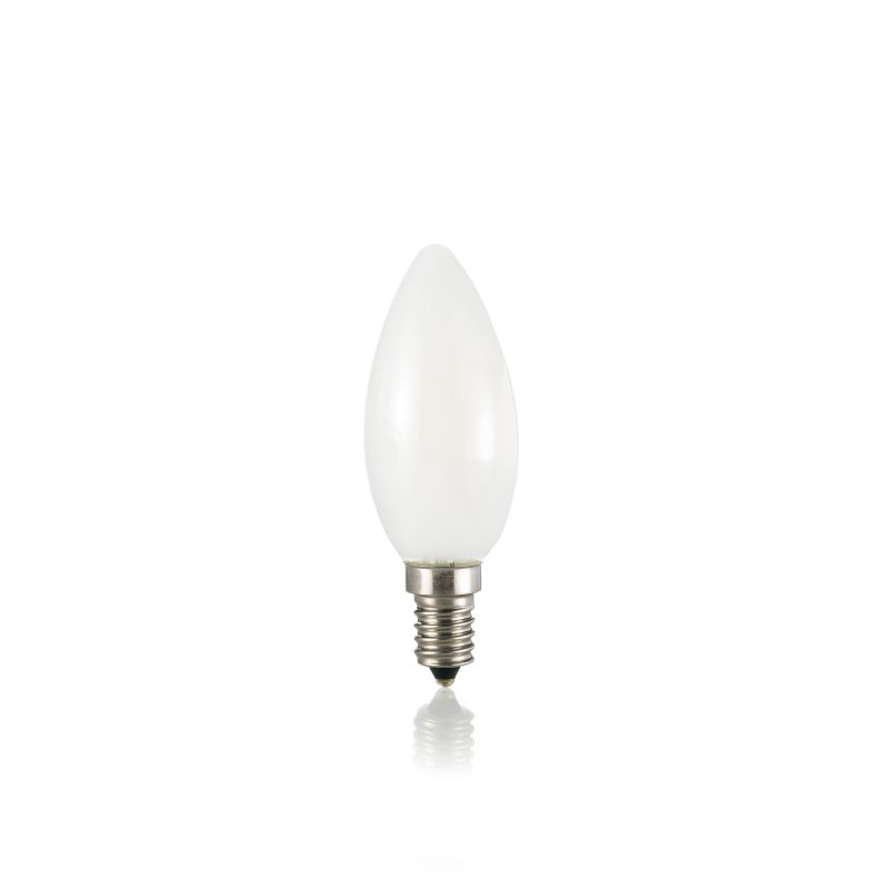 - Ideal Lux - E14 White Candle Bulb 4W