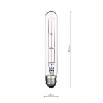Dar - E27 Dimmable Clear Long Bulb 6W - 600 lm Dar - E27 Dimmable Clear Long Bulb 6W - 600 lm
