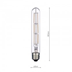 Dar - E27 Dimmable Clear Long Bulb 6W - 600 lm Dar - E27 Dimmable Clear Long Bulb 6W - 600 lm