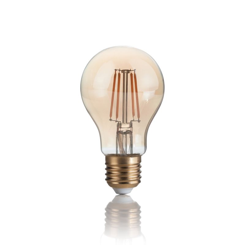 IdealLux-151687 - Ideal Lux - E27 Amber Classic Bulb 4W