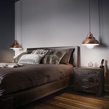 bedroom-hanging-pendants-copper-bed-side-light